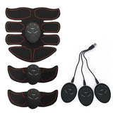 Stimolatore ricaricabile USB trainer EMS fiess intelligente, attrezzo ginnico per massaggio muscolare addominale ABS