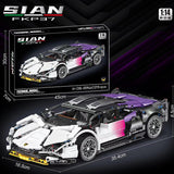 1:14 Model City hinery Super Sports Car Building Bloc Educational Toys Children Adult Gifts