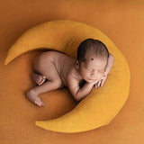 Baby Hat Posing Moon Pillow Stars Set Newborn Photography Infants Photo Props Accessories