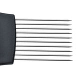 Stainless Steel Pin Slicer with Anti-Slip Handle - Slice Holder & Food Slicers Assistant for Onion, Potato, Lemon