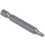 6Pcs 50Mm 1/4 Inch Hex Square Bits Square Head Screwdriver Bits S2 Alloy Steel Magnetic Screwdriver Bits Set Hand Tools