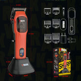 2024New WMARK NG-9006 Oil Head Electric Clipper 10000-9000 Speed Charging with LCD Digital Display Hair Trimmer
