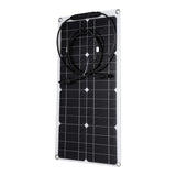 25W 16V Portable Outdoor Waterproof Flexible Solar Panel Kit with MC4 Output - Connect and Charge 12V Car Battery, RV, Yacht.