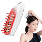 Electric RF Red Light Hair Growth Comb Anti Hair Loss EMS Therapy Treatment Vibration Massage Hair Brush Hair Care Scalp Massage