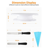 71PCS Cream Tool Cake Decorating Tip Icing Spatula With Piping Bag Smoother