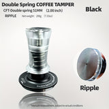 1pc Double Spring Coffee Tamper 30 Ib Coffee Powder Hammer 51/53/58MM Italian Coffee Powder Press Coffee Tools Barista Tools