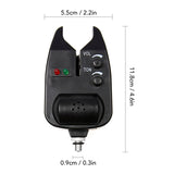 Lixada Adjustable Retractable Carp Rod Holder Fishing Pole Pod Stand with 3 Bite Alarms and Swingers Indicator