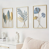 Thick minimalist art, modern metal sheet wall hanging