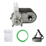 G328A Peristaltic Pump 100-240V 114-500ml/min Adjustable High w Rate Food Grade Platinum Vulcanized Silicone Tube
