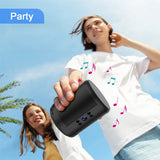 Mini Home Security Surveillance Camera, 4K HD, WiFi, Bluetooth Speaker, Two-Way Remote Intercom, Night Vision Cam, Battery
