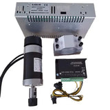 Brushless 500W High Speed 0.5KW Air-cool Spindle Motor DC 48V 12000RPM ER11 ER16 Collet 57MM Clamp Governor DIY CNC Kit