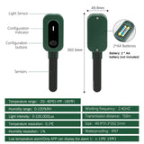 Tuya Zigbee Wireless Soil Moisture Meter Intelligent Temperature Humidity Sunlight Tester Soli Analyzer Versatile Gardening Tool