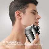 Resuxi MS-673Electric new full body washable electric shaver multifunctional household razor six-blade bald hair clipper