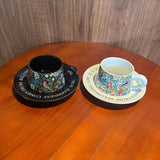 Teacup Set Vintage Hand Painted ral Birds Ceramic Mugs Home Party Reusable Breakfast Oatmeal Cup Heat Resisting Coffee Cups