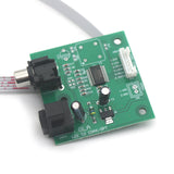 WM8805 SPDIF Fiber board / IIS input coaxial output sampg 44.1K~192K I2S to COAX OPT digital signal