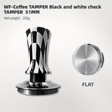 1pc Adjustable Depth Concentrate Tamper - Transparent Black and White Plaid
