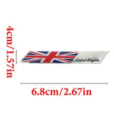 Union Jack Car England United Kingdom Flag Metal Emblem Badge Queen Memorial Party Props Stickers