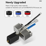 24V 80W Ceramic Hotend Kit with Heatsink Silicone Sleeve Eo Neptune Plus/Neptune 4 Max 3D Printer for 1.75mm Filament