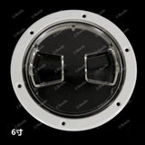 1Transparent cover yachts, 4-inch/6-inch handhole hatch cover, circular deck plate accessories for marine yachts