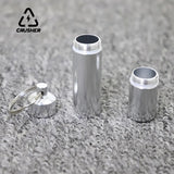 CRUSHER Aluminum Alloy Cigarette Case Tube Waterproof Pill Toothpick Capsule Bottle Keychain Tobacco Box Smoking Accessories