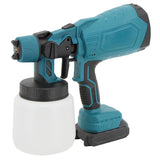 Spray Gun Cordless High Power Electric Paint Sprayer for Makitas 18V Battery 1L Charge Display
