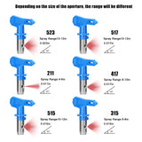 Nozzles Set Reversible Tips Paint Nozzle Airless Sprayer Spraying hine Parts