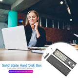 M2 SSD Hard Case NVME PCIe Enclosure M.2 to USB Type C 3.1 GEN2 M Key Adapter for Laptop Computer Family Office Meeting