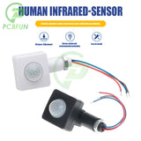 Sensor Switch Mini Human Body Infrared Motion Detector Adjustable 85-265V IP65 Waterproof Outdoor PIR LED od Light