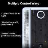 VILTROX 15C RGB Fill Photography LED Video On-camera Light Panel 15W 2800K-6800K APP Remote Control Cold Shoe