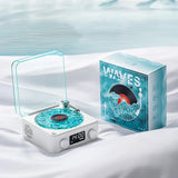 Mini Retro White Noise BT Portable Vintage Sleep Aid Music Speaker Subwoofer with RGB Light Lamp Support TF Card