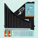 18 Flute C Key Panpipes Pan Pipes Mouthpiece Wind Instrument for Students Beginners with Carrying Bag