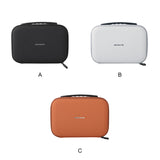 FauxLeather Drone Carrying Case Portable Travel Bag With Shock-proof Hard Shell Easy To Carry