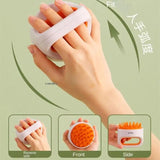 Artifact shampoo washed her hair massage ms silicone brush catch head man