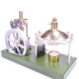 Model,Vertical Transparent Cylinder Steam Engine Physics Science Experiment Model Toy