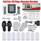 EMS Tens Muscle Stimulator Pulse Acupuncture Full Body Slimming Massager Digital Therapy Low Frequency Relax Electrostimulator