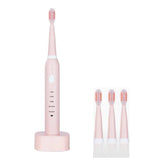 Soft Bristle USB Charging Sonic Vibration Adult Electric Toothbrush Home Portable