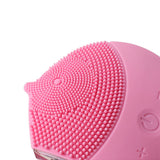 USB Wireless Charger Pro Silicone Face Cleanser Massager Double Sided Facial Skin Cleansing Exfoliator Brush Beauty Instrument