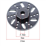 4Pcs Metal 9mm Wheel Hex Adapter Brake Disc for SG 1603 SG1603 SG1604 UD1601 UD1603 UD1604 1/16 RC Car Upgrades Parts,1