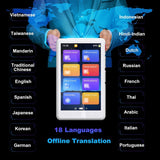 139 4 Inch Offe/Photo Translation Language Translator Two-Way AI Voice Translator(White)
