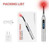 Red Light Therapy For Pain Relief Skin Care Wand &amp; Cold Sore and Canker Sore LED Light Therapy Device 660nm 850nm Near Infrared