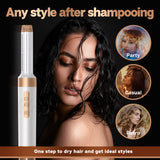 New Hot Air Brush 7 in 1 Flat Iron Hot Air Pick Electric Comb One Step Hair Dryer Fast Hair Straightener Brush
