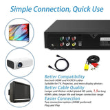 High Quality High-defination 1080P Home Box for TV All Region Free DVD CD-Discs Player AV-Output Built-in MIC-port