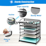 Document Tray Office Desktop Living Room bedroom Storage Iron Mesh File Rack
