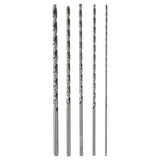 5PCS Extra Long High-speed Steel Sets Straight Shank Twist Drill Bit Tool 2-5mm for Wood