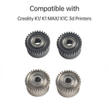 All Metal EXtruder Nano-coated High Hardness Filament Drive Gear Compatible with Creality K1/K1MAX/K1C 3d Printers