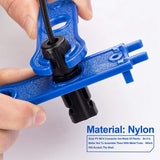 8PCS Solar Connector Tool Wrenches, Solar Panel Connector Assembly Tool For MC4 Connectors, Plastic Solar Wrench Spanner