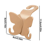 Seat Back Versatile Headrest Butterfly Hanger Car Interior Organizer Automotive Purses And Bags Storage Hook