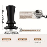 49/51/53/53.3/58/58.5mm Coffee Tamper Adjustable Depth With Graduated 30 Lbs Espresso Spring Calibrated