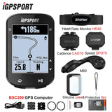 BSC200 BSC200C iGPSPORT ANT+ GPS Bike Computer Riding Cycg Odometer Route Navigation Wireless Speedometer Support Powermeter