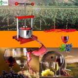Household Manual Fruit Wine Press 6L Grape Berry Apple Juice Pressing Vegetable Dehydrating hine Commercial